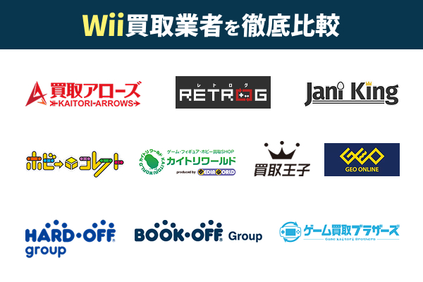 Wii買取おすすめ業者10選!各業者の買取価格も一部掲載